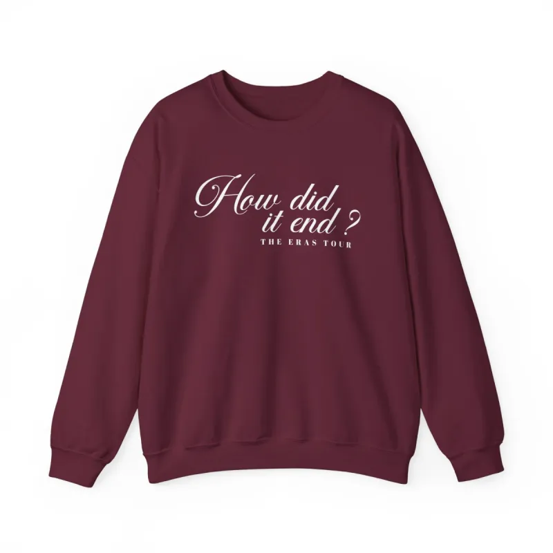 How Did it End? Crewneck Sweatshirt sold by Rose Blush Studio