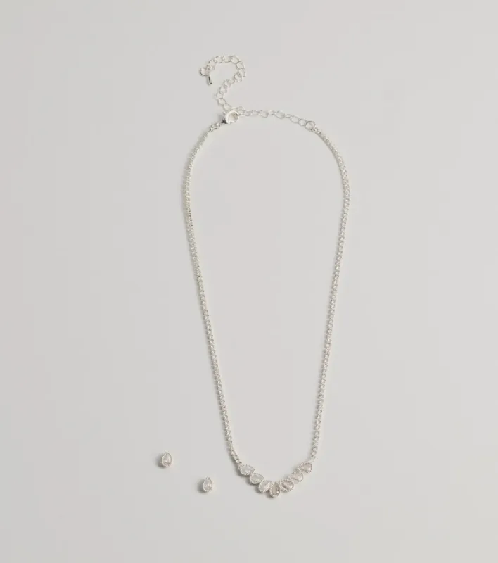 Unforgettable Luxe Cubic Zirconia Necklace Set sold by Windsor