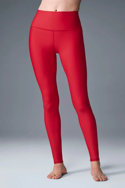 High-Waist Airlift Legging - Bold Red sold by Alo Yoga