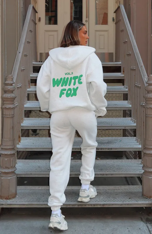Offstage Zip Front Hoodie Glacier Grey sold by White Fox Boutique