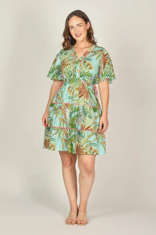 Iris Short Dress in Kokomo sold by Adrift