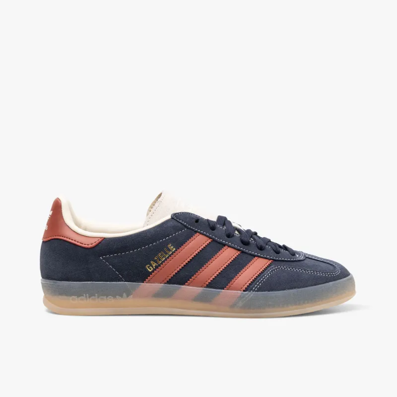 adidas Originals Gazelle Indoor Legend Ink / Preloved Ruby - Wonder White sold by Livestock