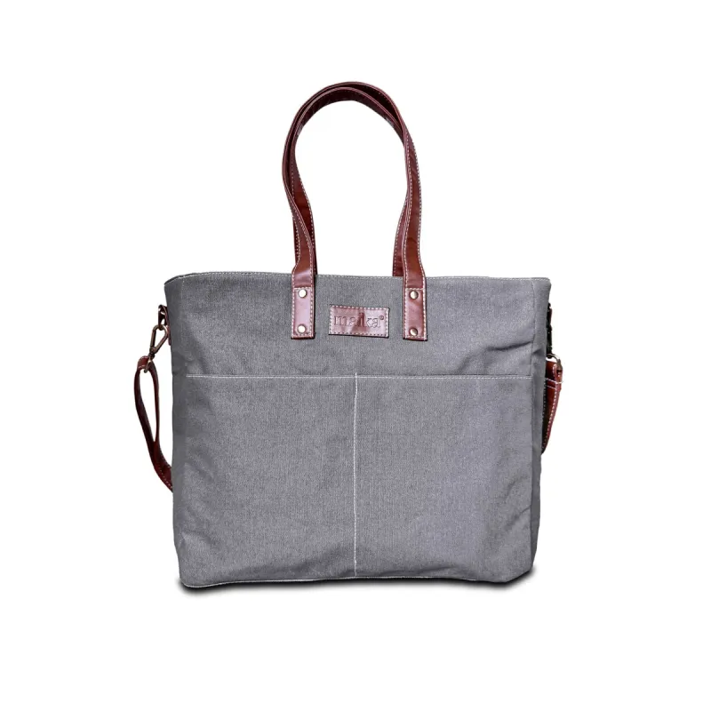Essential Tote - Waxed Ash sold by MAIKA