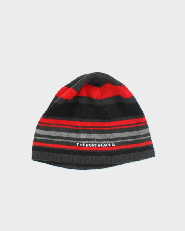 Vintage The North Face Striped Skull Toque Beanie - OS sold by Rokit