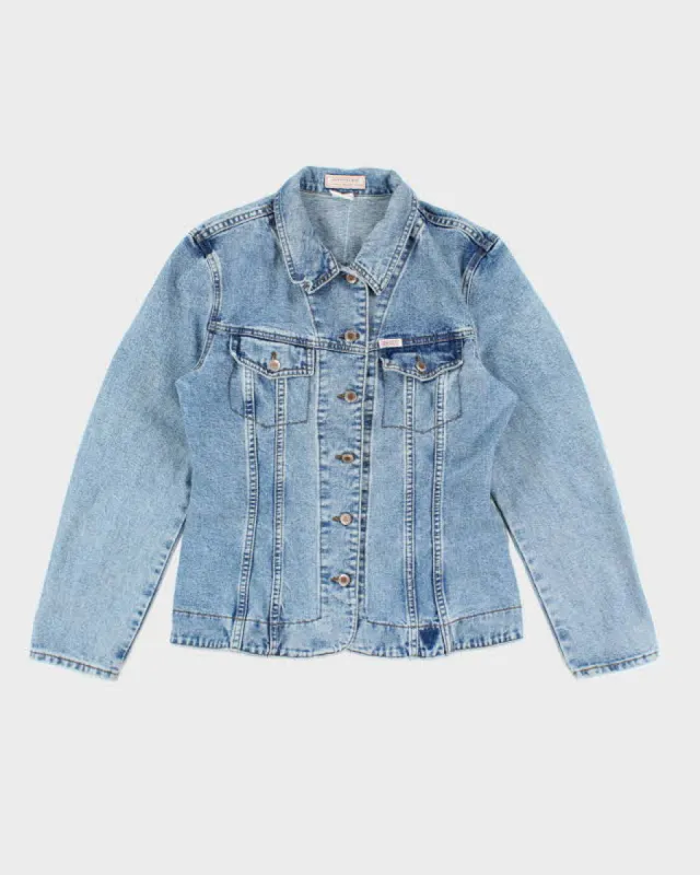 Vintage 90's Women's Guess Light Wash Denim Jacket - M sold by Rokit
