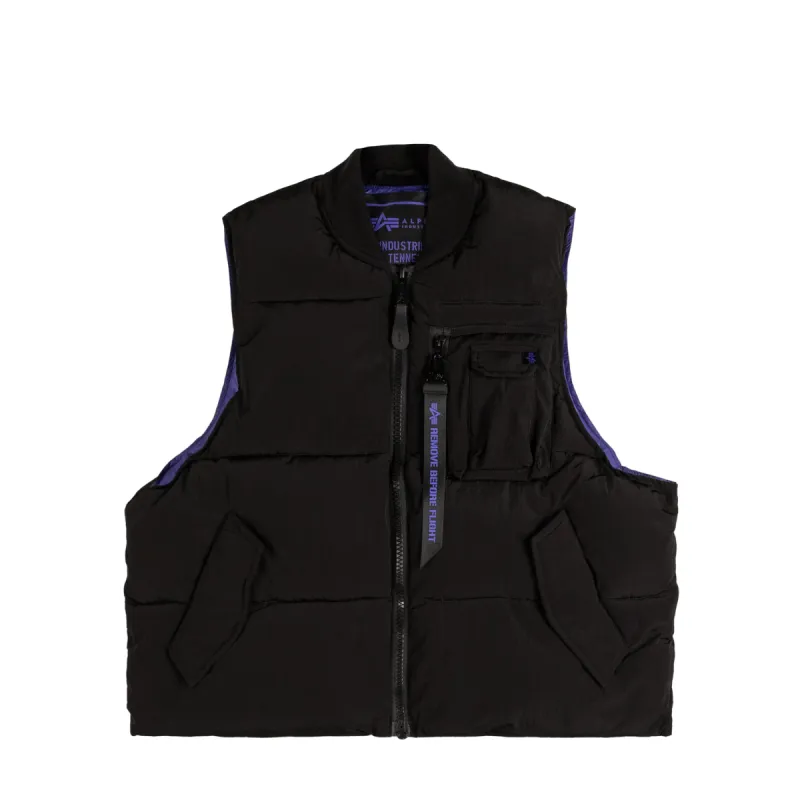Alpha Industries MA-1 Puffer Vest UV sold by Asphalt Gold