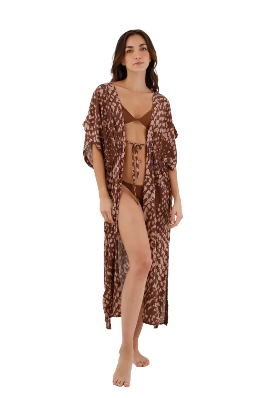 Python Kimono Serena sold by Malai Swimwear