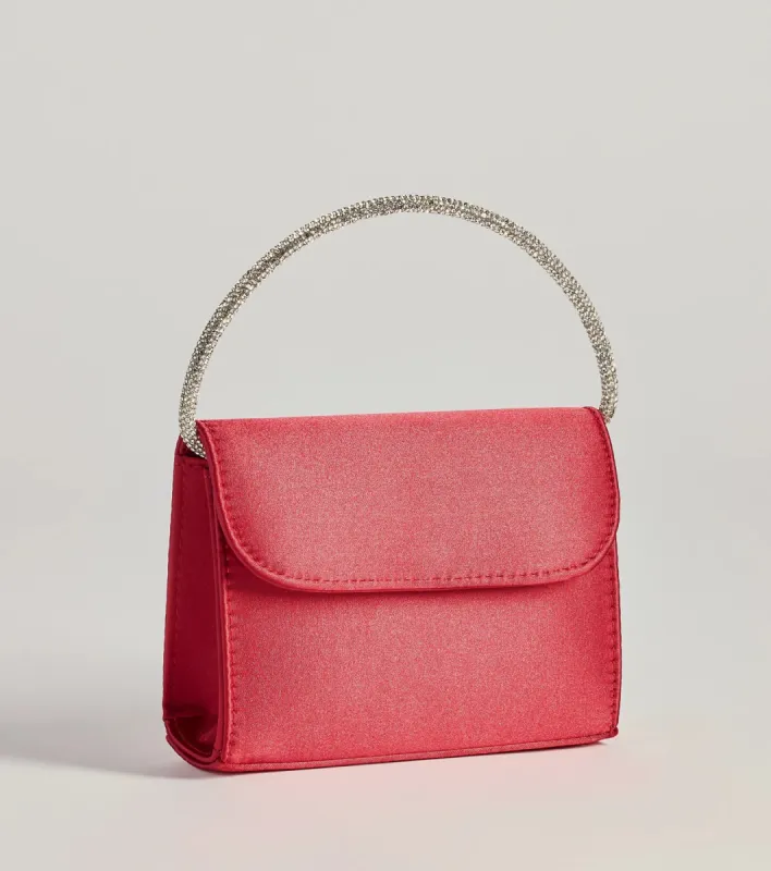 Stylish Endeavor Rhinestone Top Handle Handbag sold by Windsor
