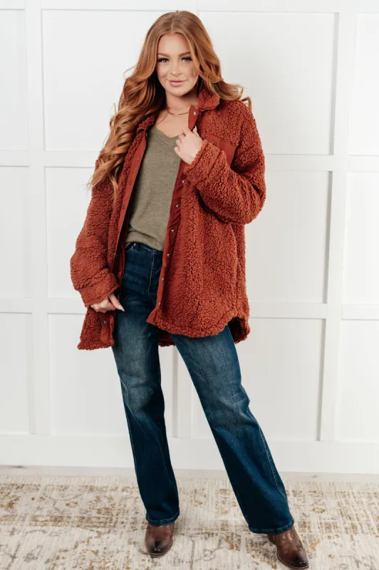 Growing Up Great Sherpa Jacket sold by Charming Charlie