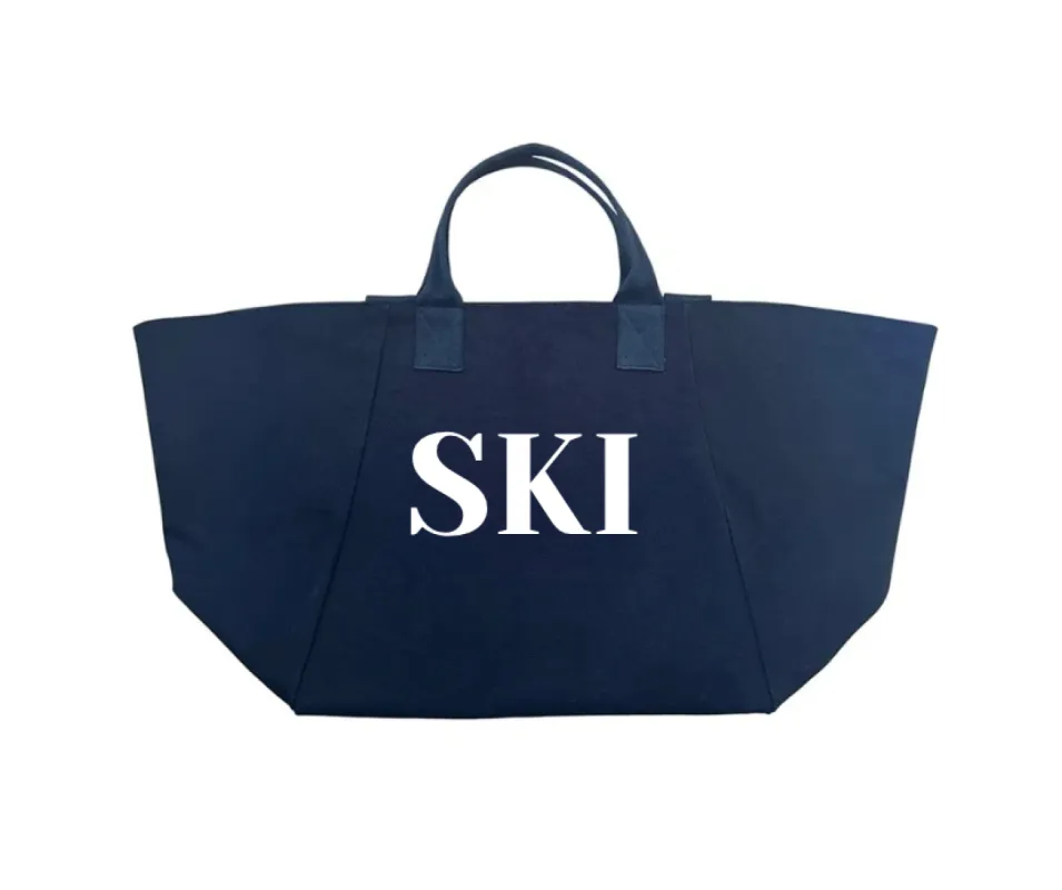 SKI - Navy Chelsea Bag sold by Quilted Koala