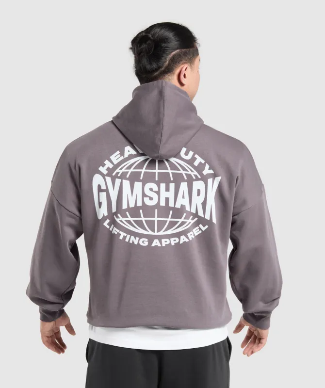 Gymshark Heavy Duty Apparel Hoodie - Brushed Purple sold by Gymshark