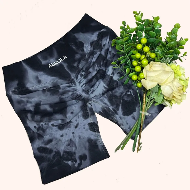 AUROLA Influence  workout Tie Dye Shorts sold by Aurola