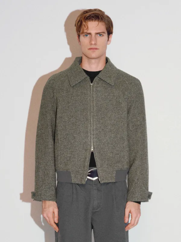 Loose Zip Up Front Jackets sold by Urban Revivo