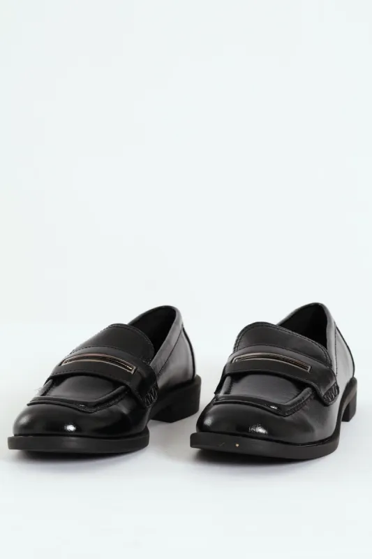 Jaylin Patent Loafer - Black sold by Edgars