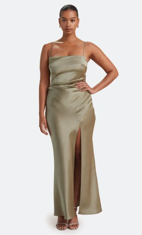 NADIA MAXI DRESS - SAGE sold by bec + bridge