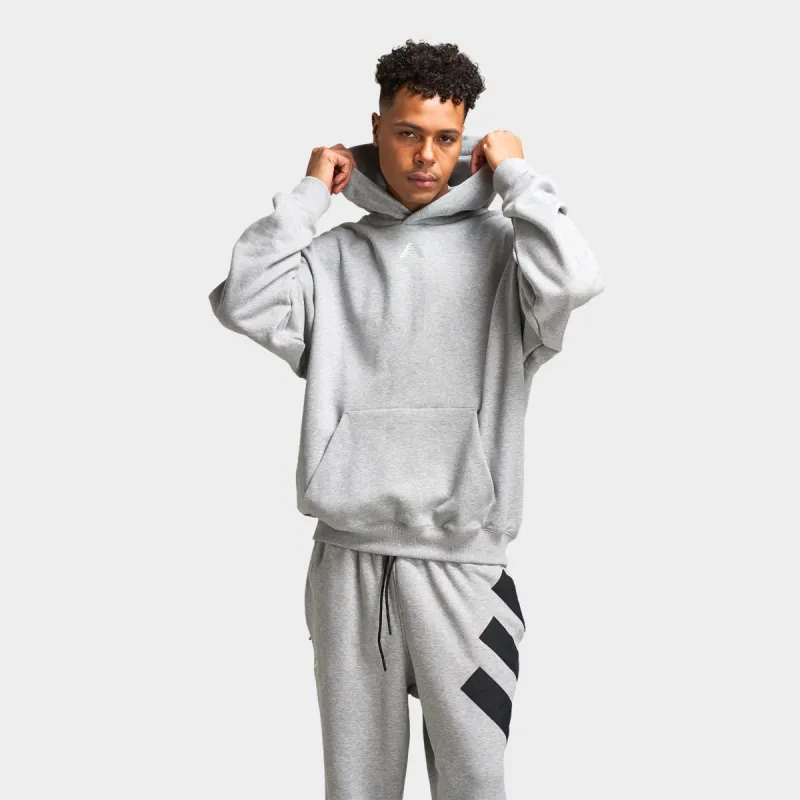 adidas Anthony Edwards GFX Hoodie / Medium Heather Grey sold by JD Sports