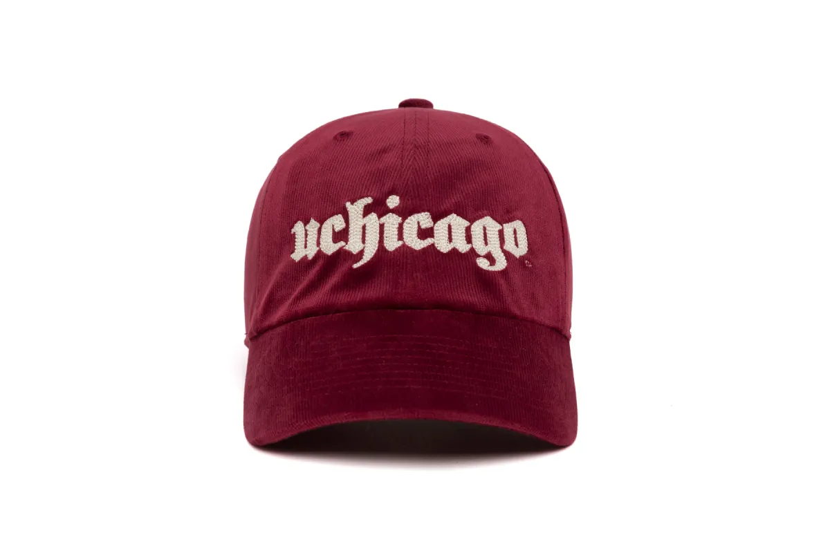 CHICAGO Wordmark Chain 21-Wale Cord Dad sold by Hood Hat
