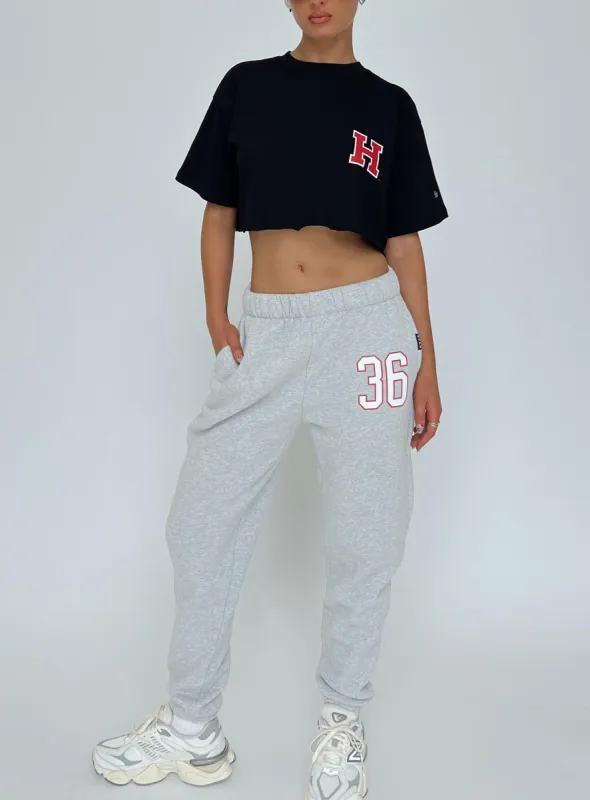 Harvard Sweatpants Grey sold by Princess Polly
