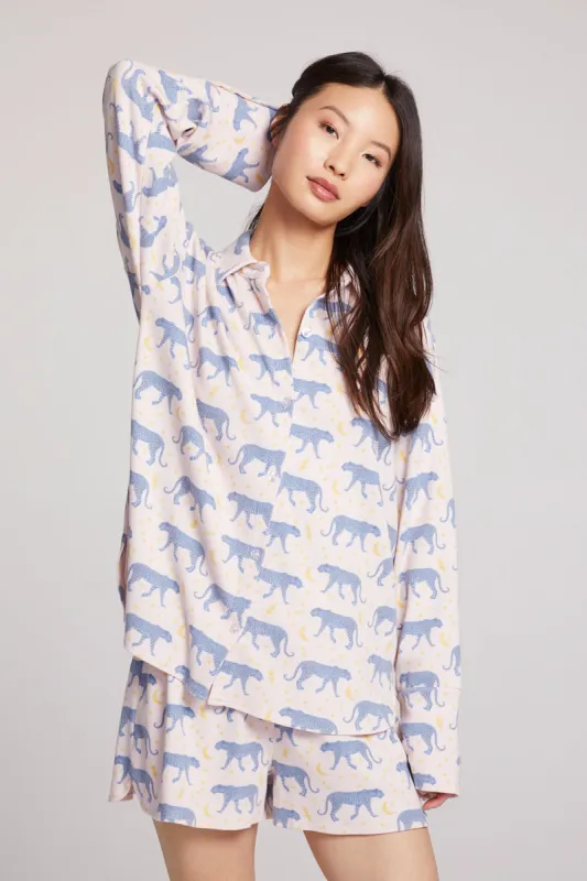 Leopard Magic Button Down sold by Chaser