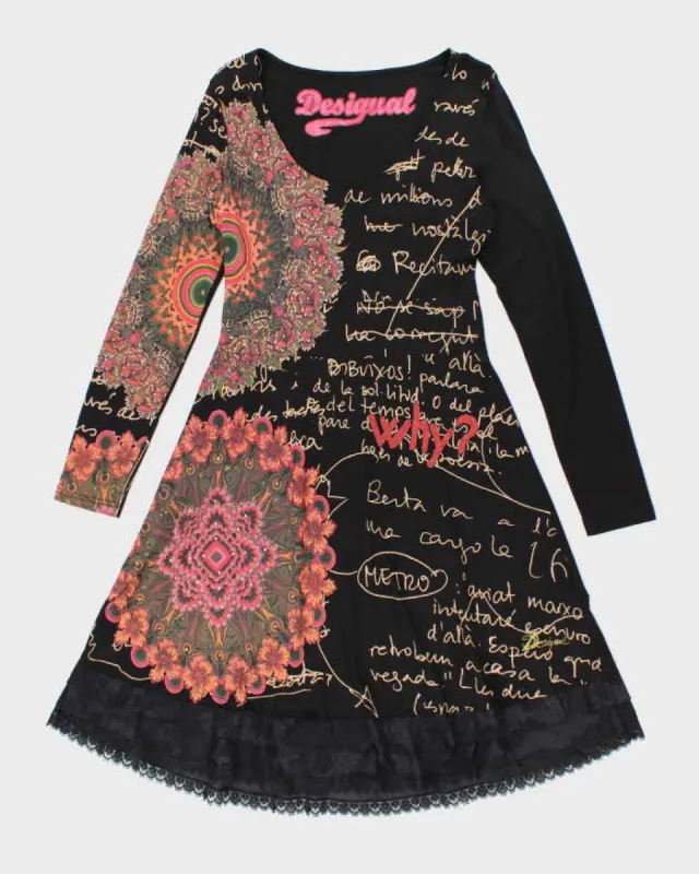 Y2k 00s Desigual Long Sleeve Dress - L sold by Rokit