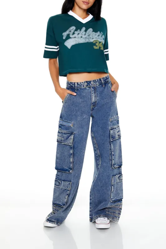 Jean cargo mi-taille ample sold by Urban Planet