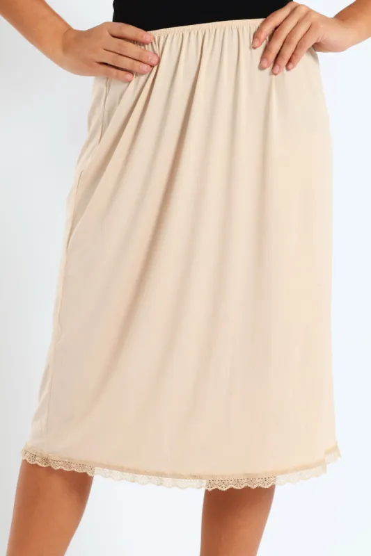 66cm Half Slip - Beige sold by Edgars