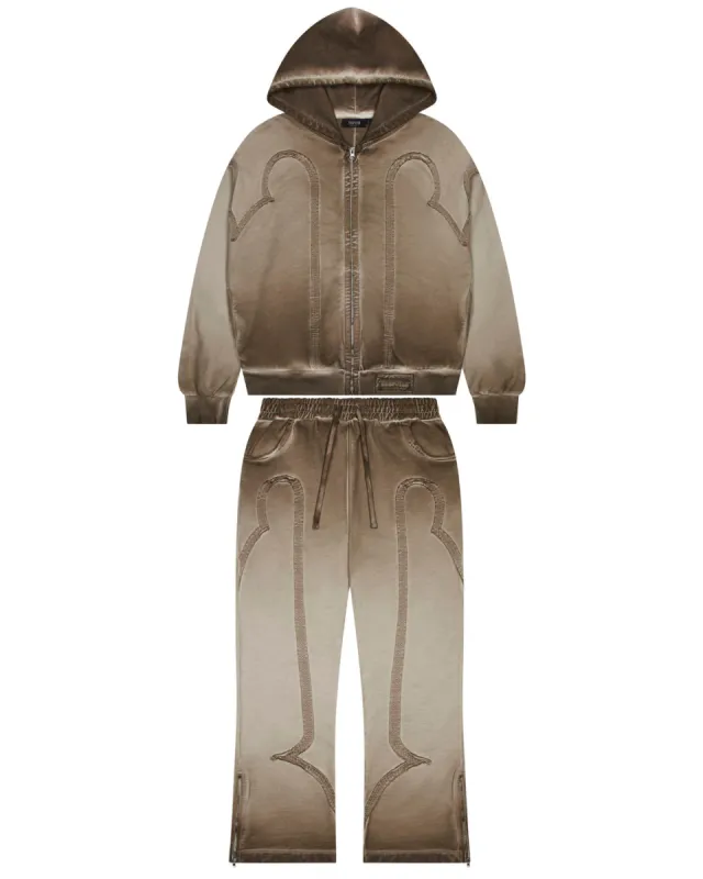 Irongate Seam Tracksuit - Natural* sold by Trapstar London