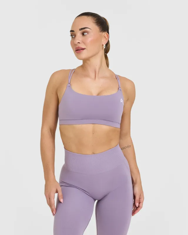 Everyday Cross Over Bralette | Soft Purple sold by Oner Active