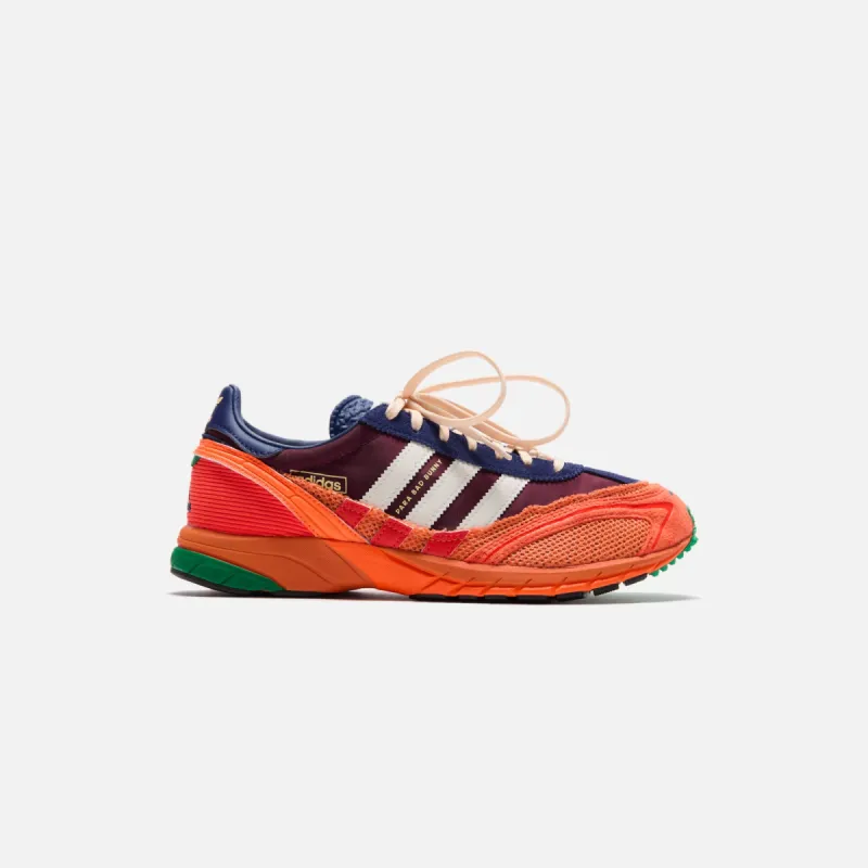 adidas x Bad Bunny Adizero SL 72 - Maroon / Chalk White / Semi Solar Red sold by Kith