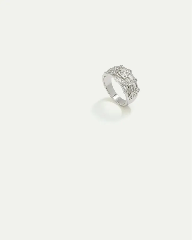 Multilayer Ring with Stones sold by Reitmans