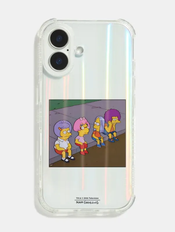 The Simpsons Bart On The Road Shock iPhone Case sold by Skinnydip London