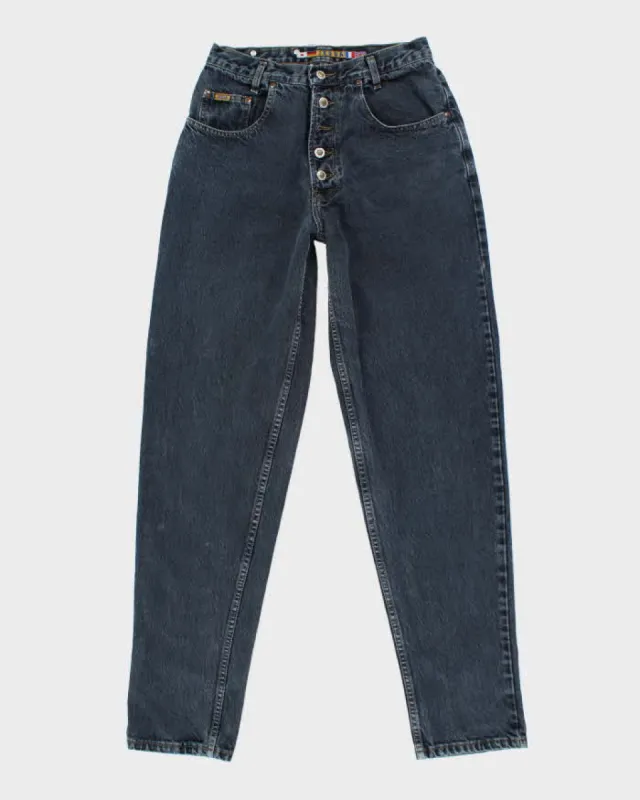 Vintage 90's Ikeda Dark Wash Regular Tapered Jeans - W26 L32 sold by Rokit