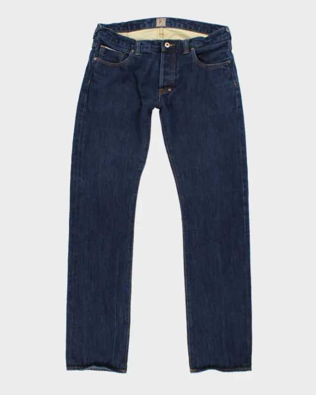 Vintage 2000's PRPS Heavyweight Dark Wash Selvedge Jeans - W32 L32 sold by Rokit
