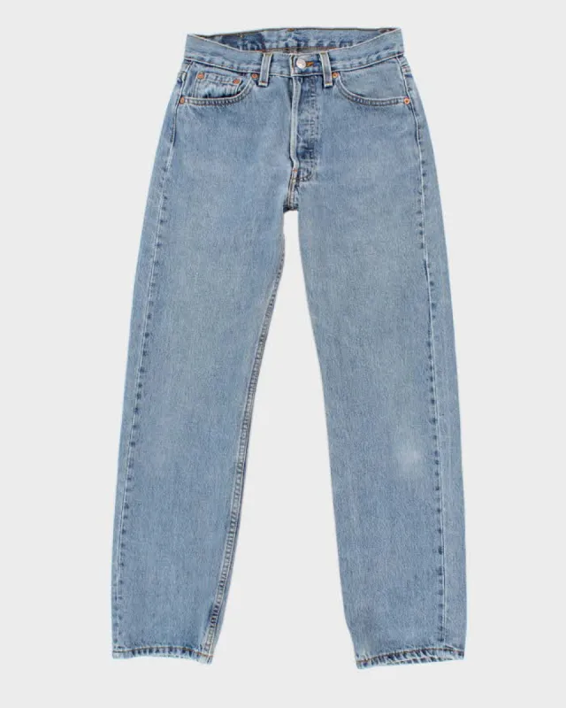 Men's Blue Light Wash 501 Levi's Jeans - 28 sold by Rokit