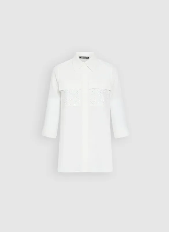 Utility Button-Up Blouse sold by Melanie Lyne