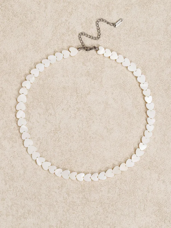 Heart-Shaped Shell Necklace sold by BERLOOK