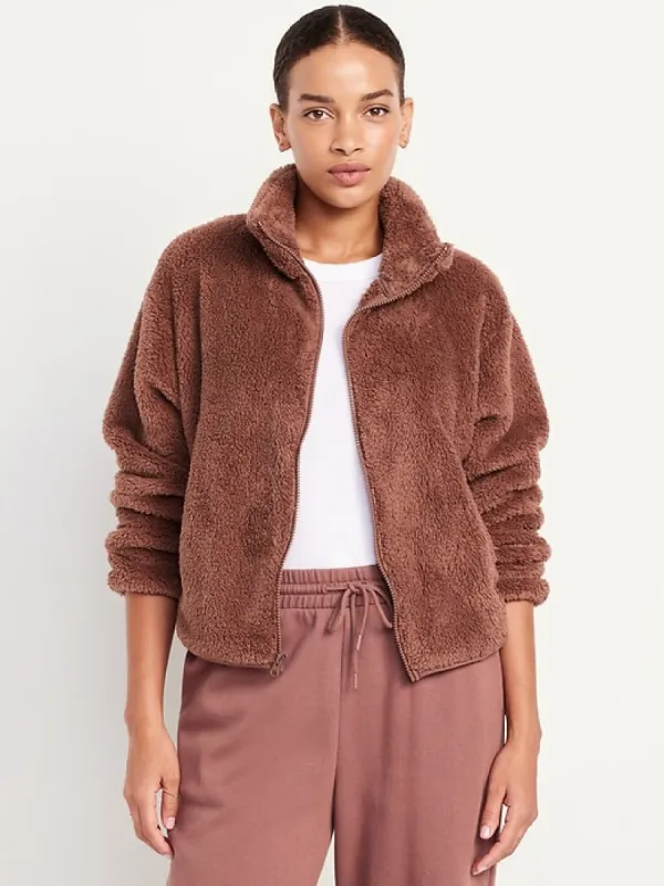 Sherpa Zip Jacket sold by GAP