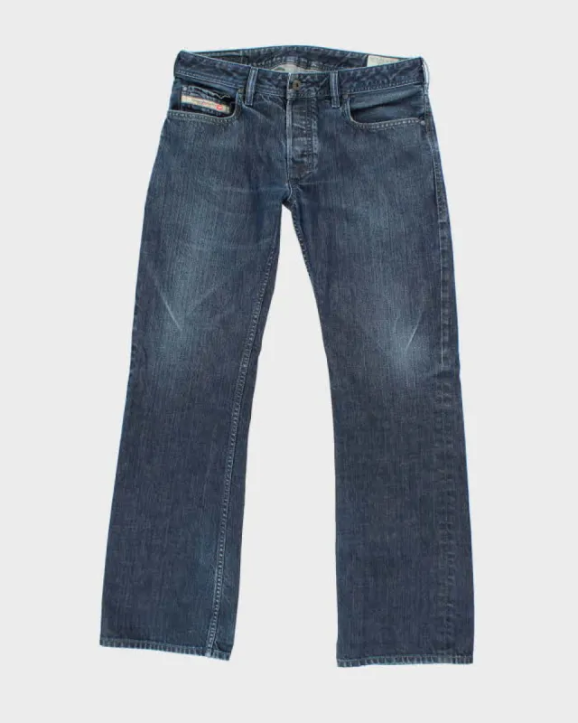 Vintage Y2K Diesel Straight Fit Dark Wash Jeans - W32 L30 sold by Rokit