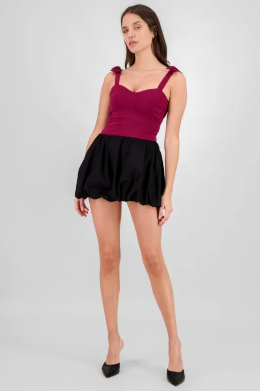 Falda bubble hem lisa sold by Shasa