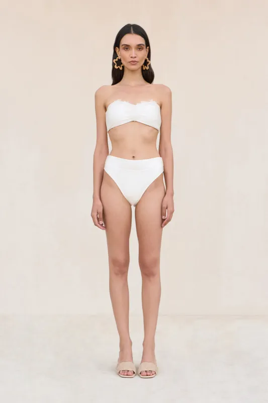 URSULA BIKINI BOTTOM - OFF WHITE sold by Cult Gaia