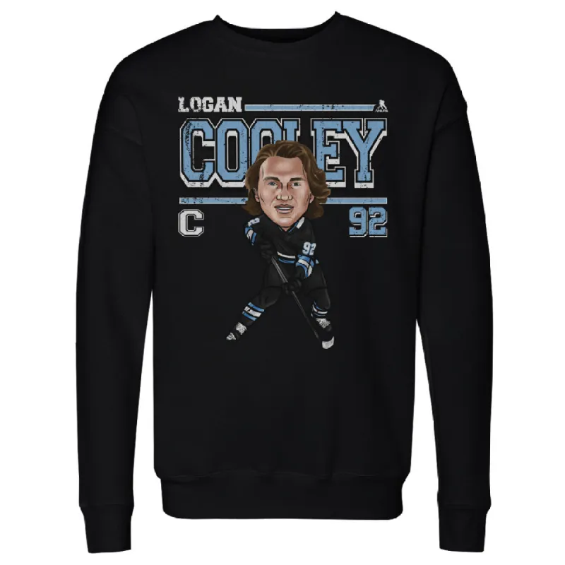 Logan Cooley Utah Cartoon WHT sold by 500 Level