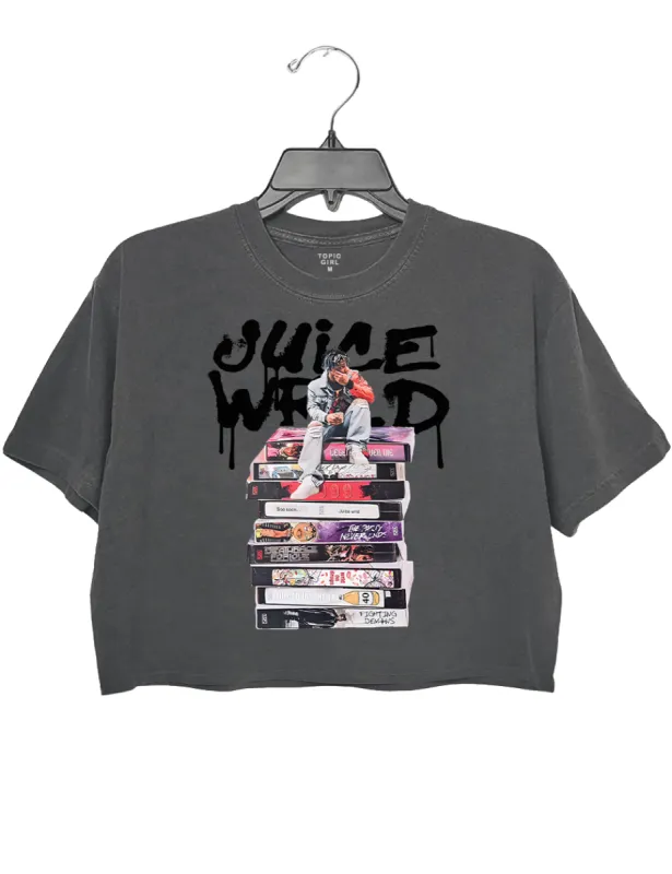 Juice Wrld Rap Music Album Crop Top sold by Topic Girl