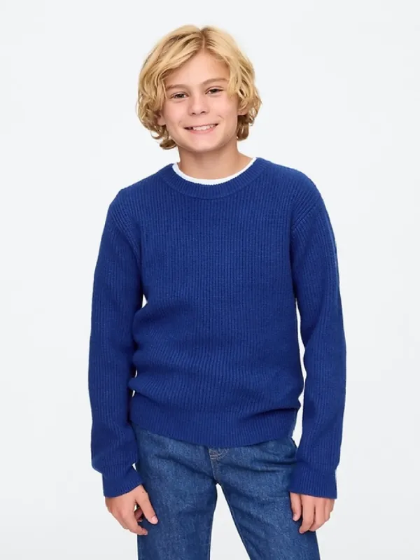 CashSoft Rib Crewneck Sweater sold by GAP
