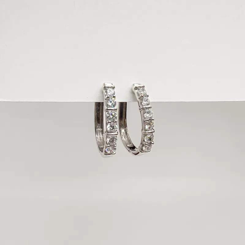 1tcw Lab Grown Diamond Hinging Huggies sold by Aurate