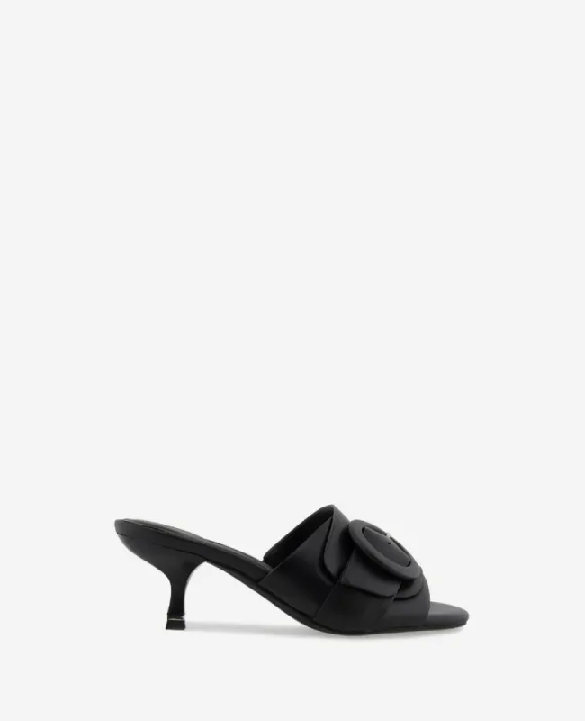 Valentina Leather Kitten Heel Slide Sandal sold by Kenneth Cole