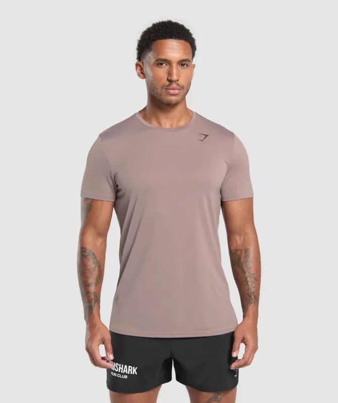 Gymshark Running Dept. T Shirt - Powder Mauve sold by Gymshark