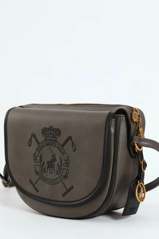 Ascot Saddle Crossbody Bag - Beluga sold by Edgars