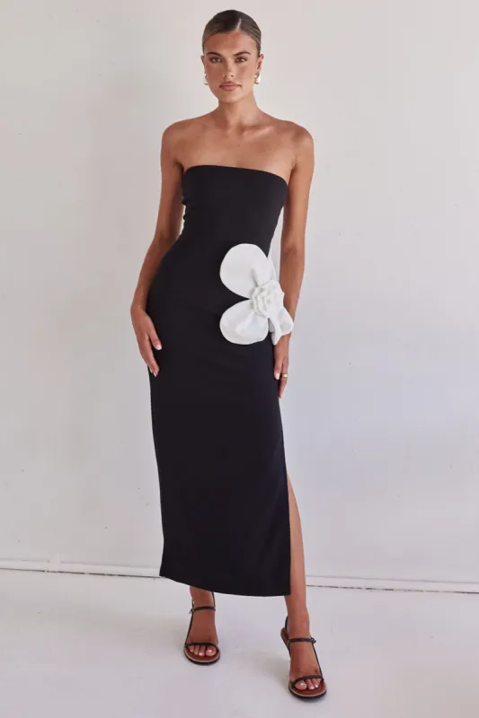 Ruby Maxi Dress (Black) sold by Runway Scout