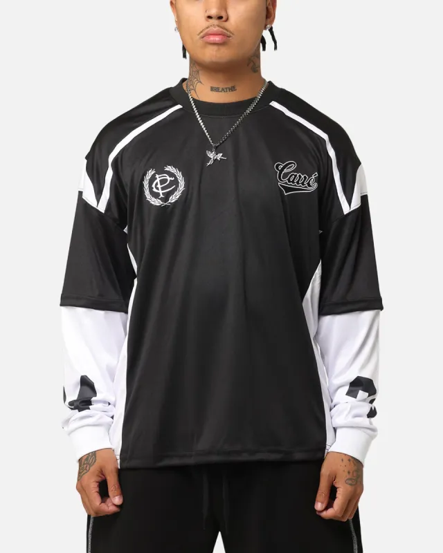 Carre Football Layered Long Sleeve T-Shirt Black/White sold by Culture Kings