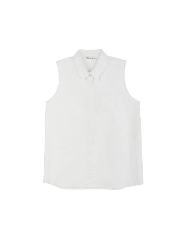 Sleeveless Linen Top sold by 89th & Madison